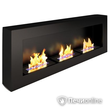 Биокамин ЭкоЛайф Fire Line black burgundy в Саратове